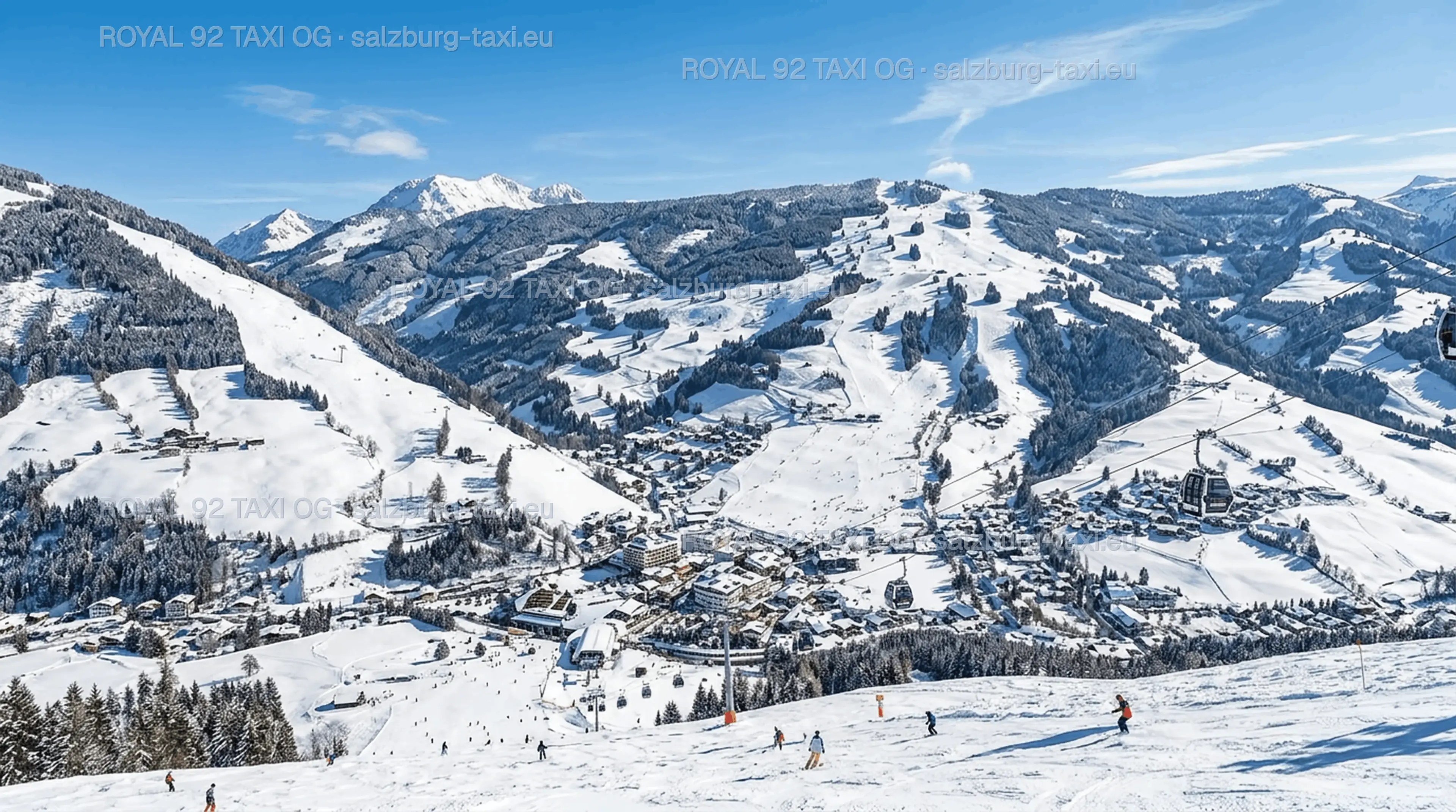 Saalbach Hinterglemm private transfer destination from Salzburg